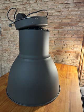 Lámpara Ikea Grande Industrial Gris/Blanca
