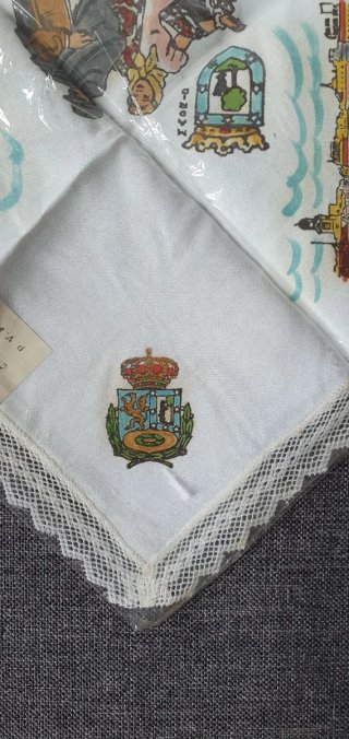 Pañuelo Antiguo Madrid Colección Vintage Nuevo