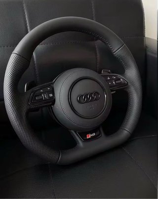 Volante Audi RS Cuero Perforado con Levas