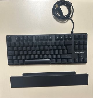 Teclado Mecánico Mars Gaming MKXTKL switches rojos