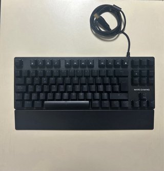 Teclado Mecánico Mars Gaming MKXTKL switches rojos