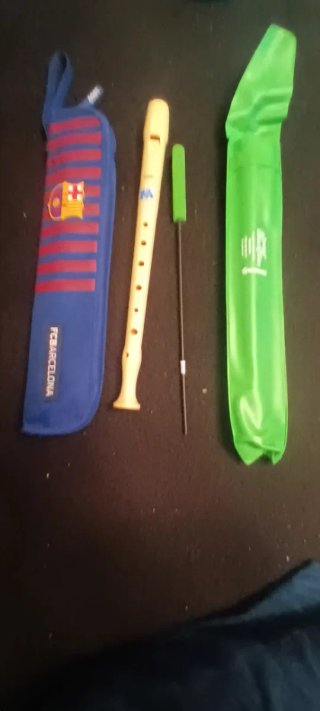 Flauta Hohner Blockflote + Funda FC Barcelona