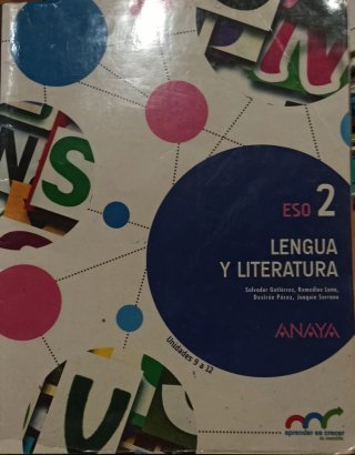 Lengua y literatura, ESO 2: unidades 1 a 4; Vol...