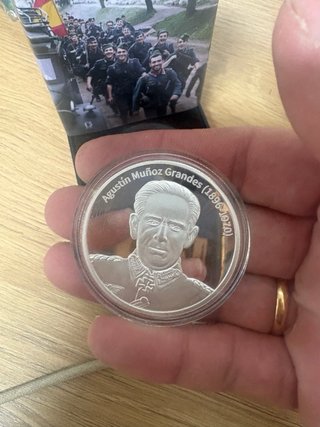 Moneda Conmemorativa División Azul Plata Ed. Limit