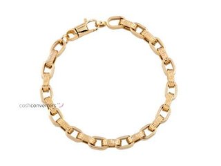 pulsera oro 18k con circonita