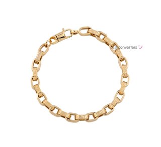 pulsera oro 18k con circonita