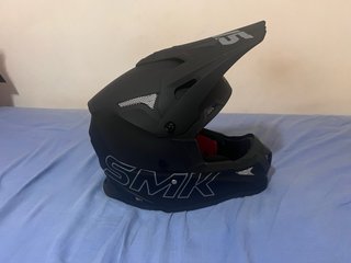Casco SMK Motocross Enduro Negro Talla M