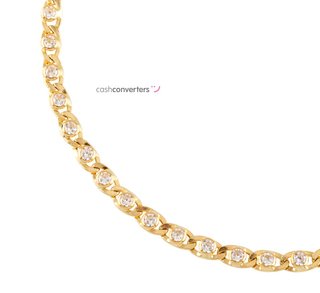 pulsera oro 18k con piedra con circonita