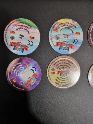 Lote 8 Tazos Pokémon League 1