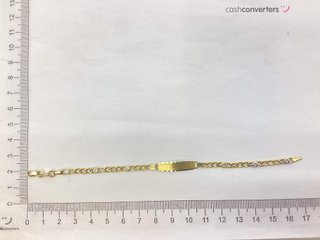pulsera oro 18k con piedra con circonita