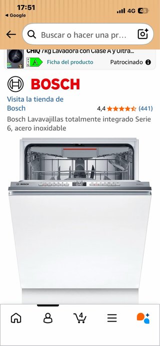 Lavavajillas Bosch Serie 6