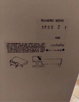 Minicuna madera 80x55x90 como nueva