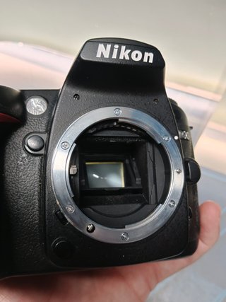 cámara de fotos digital Nikon D90, sin batería ni cargador, no comprobada
