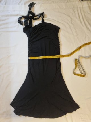 Vestito vintage elasticizzato con laccio