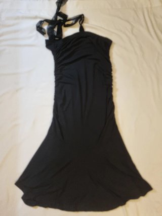 Vestito vintage elasticizzato con laccio