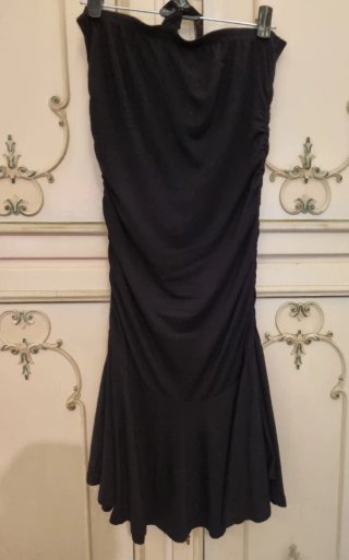 Vestito vintage elasticizzato con laccio