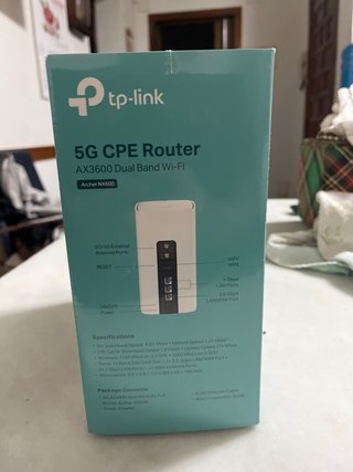 TP-Link 5G CPE Router AX3600 Wi-Fi 6