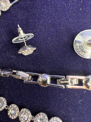 Conjunto Swarovski angelic Plata