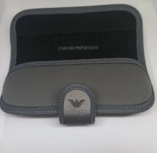 Custodia occhiali Emporio Armani Grigia