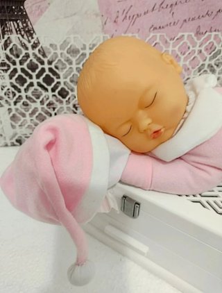 MUÑECO VINTAGE LE ABRAZAS Y LUCE