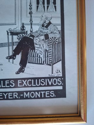 ODEON - PUBLICIDAD 1918 ENMARCADA