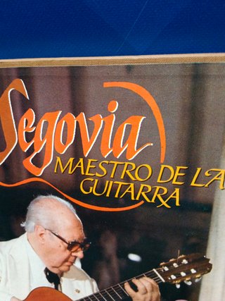 3 lps, BOX, vinilos, Andrés Segovia, maestro de la guitarra