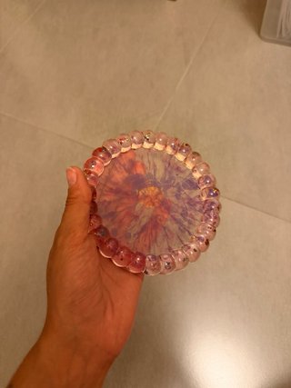 Joyero efecto mármol que brilla en la oscuridad