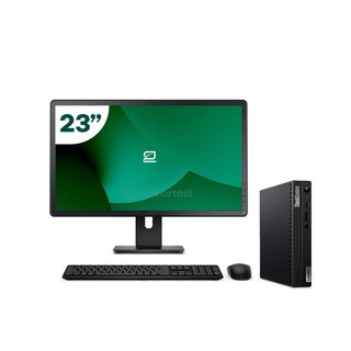 Pack Lenovo M70q Tiny i5 10400T 16GB SSD 512GB + LCD 23" + Tecl y Ratón Inalámbrico + WiFi