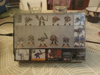 Terminator Chaplain Tarentus + Space Marines Scout