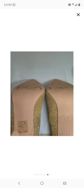 Scarpe oro tacco alto donna