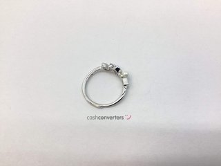 anillo plata 925mm con piedra con circonita