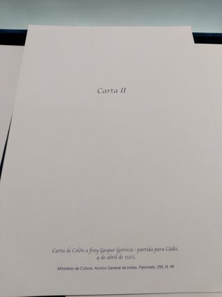 Facsímil “Cartas Autógrafas de Cristobal Colón en el Archivo General de Indias”
