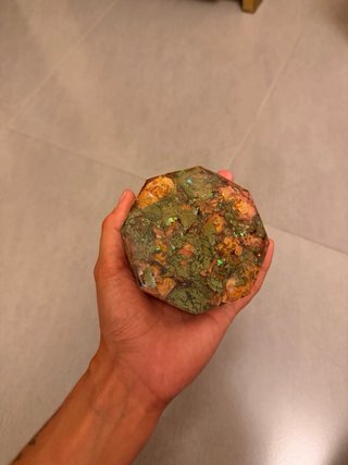 Cenicero/joyero hecho con rosas secas