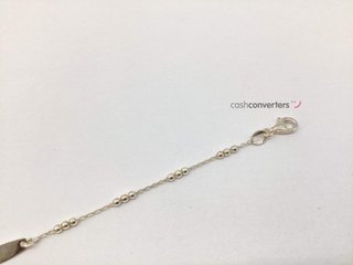 esclava plata 925mm con piedra con circonita