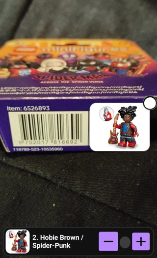Lego 71050 Hobie Brown Spider Punk Spider-Man