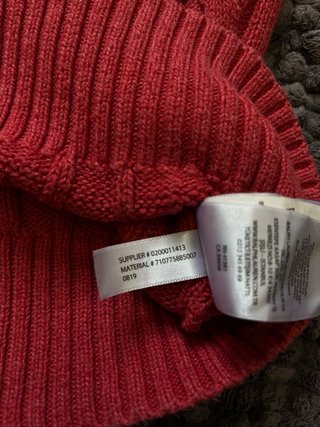 Maglione Ralph Lauren Trecce Rosso Taglia M