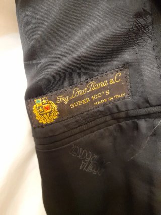 Completo Smoking Loro Piana Nero
