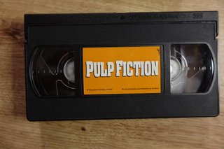 VHS Pulp Fiction Quentin Tarantino John Travolta