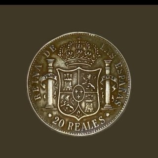 20 Reales Isabel II 1858