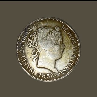 20 Reales Isabel II 1858