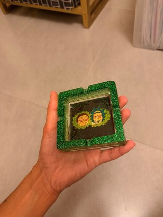 Cenicero Rick y Morty Verde Brillante