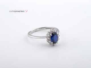 anillo oro 18k con piedra con circonita