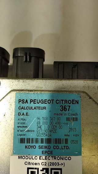 MODULO ELECTRONICO Citroen C2 (2003->)