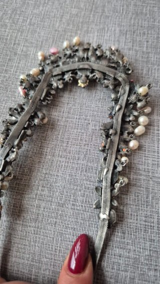 Collana floreale multicolor