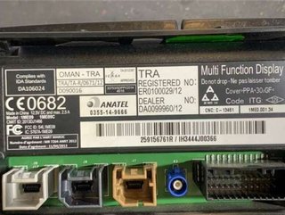 Pantalla renault 259156761r megane 1.6 bose 61276