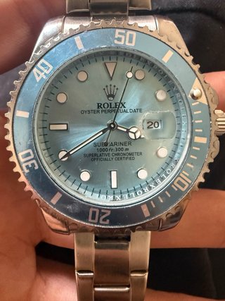 Submariner Date Reloj Azul
