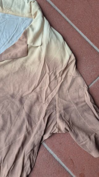 Abito beige e marrone taglia unica