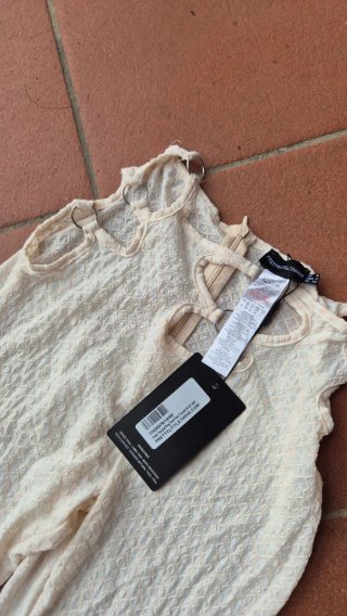 Pantaloni svasati beige