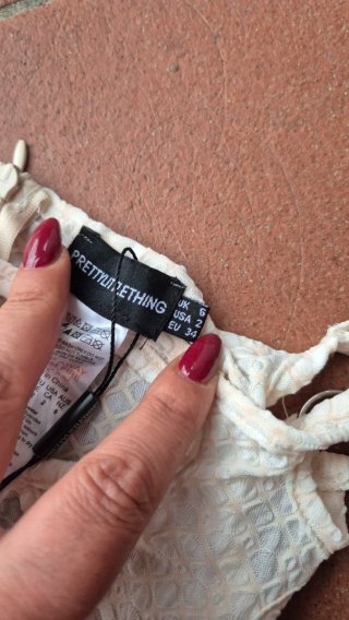 Pantaloni svasati beige