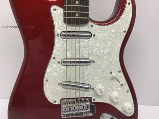 guitarra electrica squier fender squier classic vibe 60s stratocaster lrl candy apple red. guitarra eléctrica